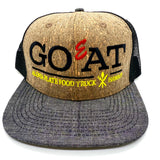 Go Eat Aloha Plate Food Truck Trucker Hat - Cork/Black