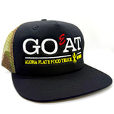 Go Eat Aloha Plate Food Truck Trucker Hat Black/Camo
